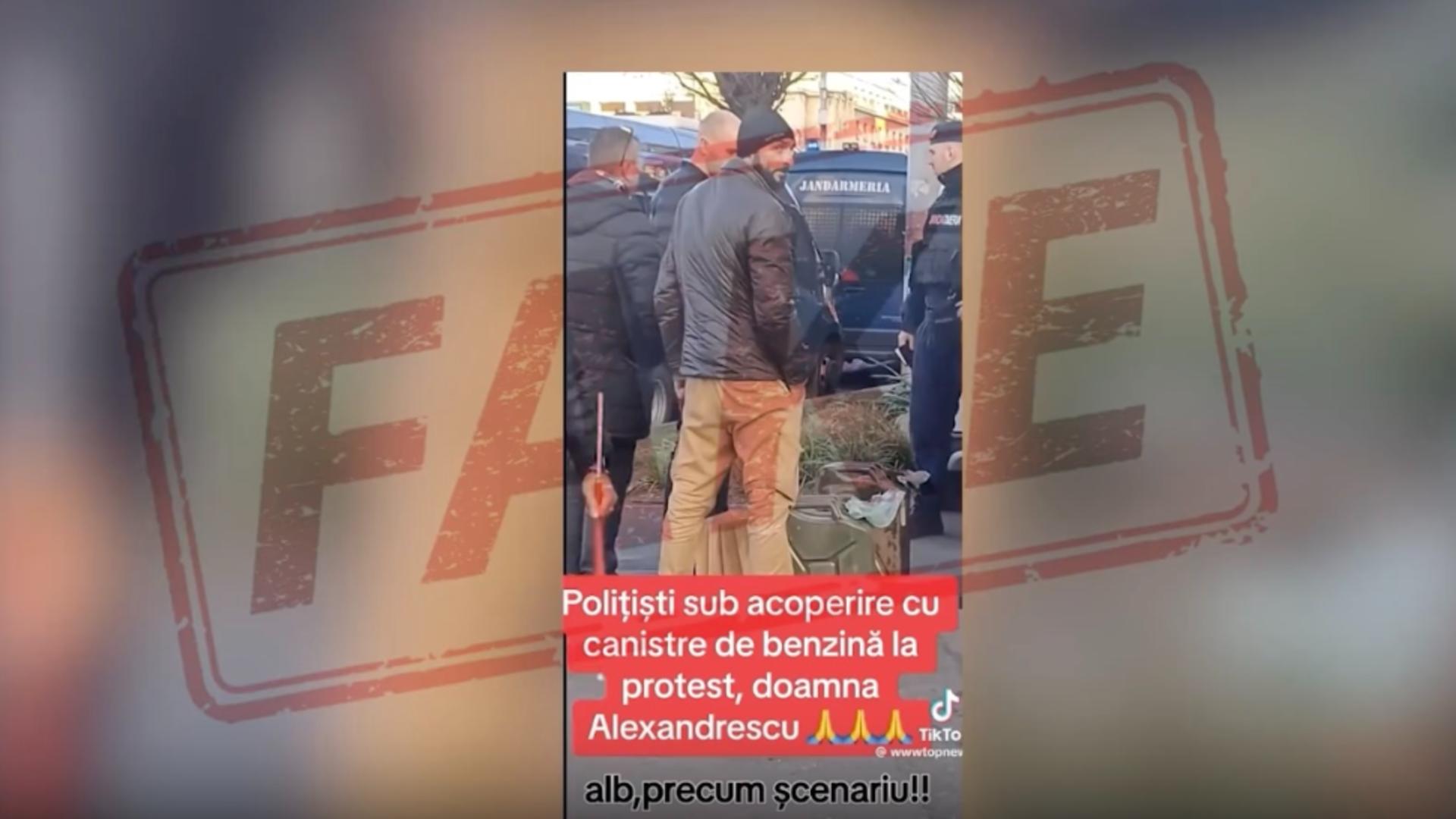 Operatiunea marsava de la protest Poliiti sub acoperire cu canistre