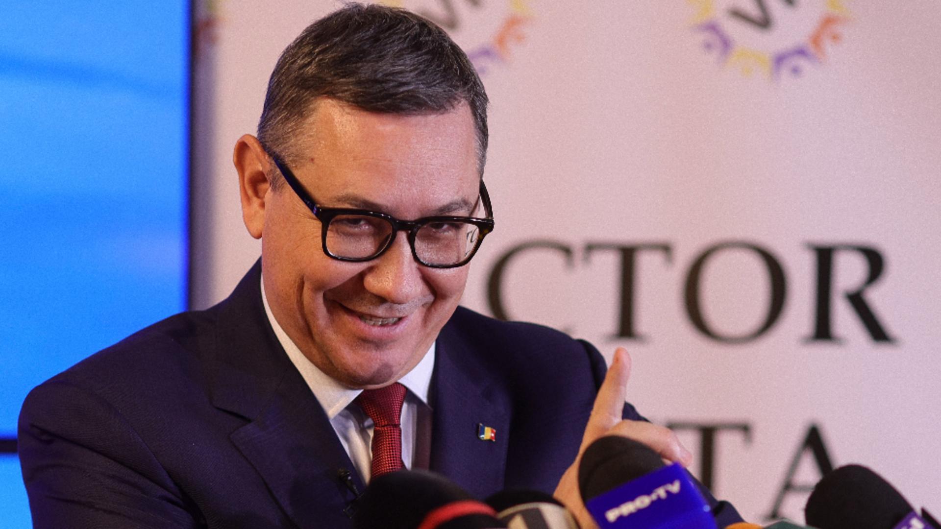 Victor Ponta sia anuntat candidatura la alegeri prezidentiale
