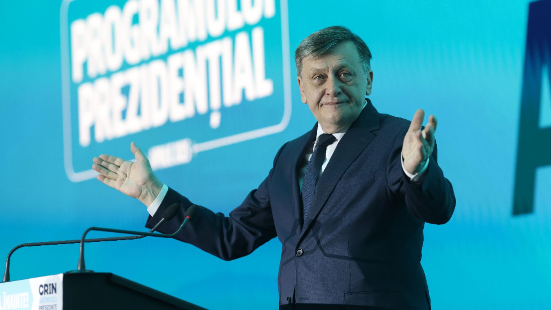 Crin Antonescu ironii despre contracandidati Tara e onesta Nicusor problema esti tu