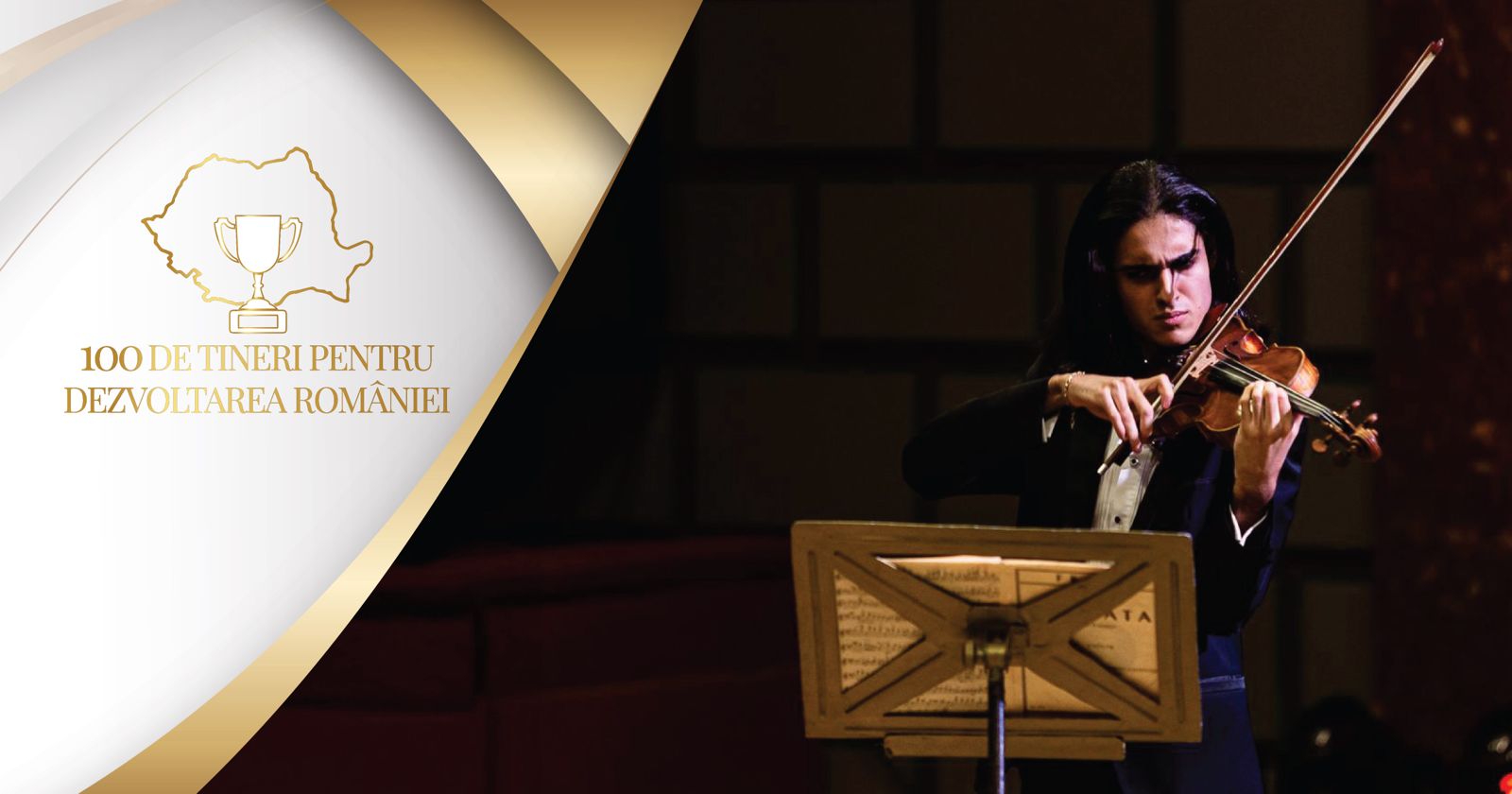 Ambasador Cultural al Romaniei la 18 ani Violonist in campania 100 de tineri pentru Romania