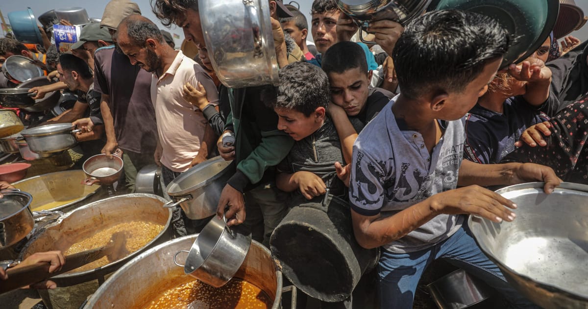 Gaza va suferi de foamete fara ajutorul imediat