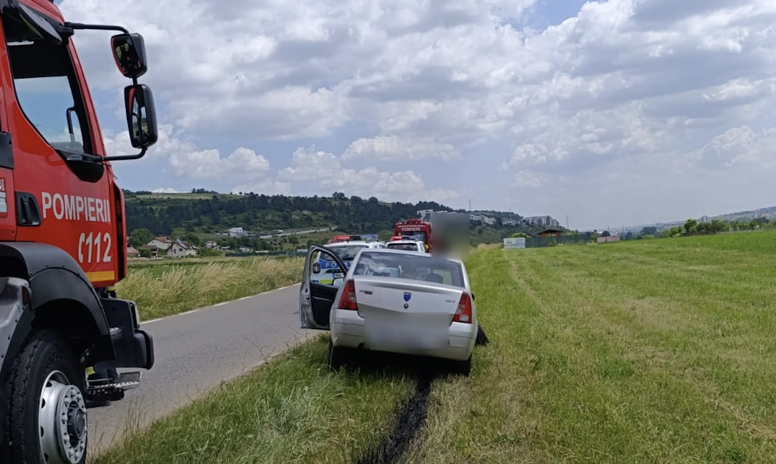 Accident grav pe centura Floresti Cluj Sofer ranit
