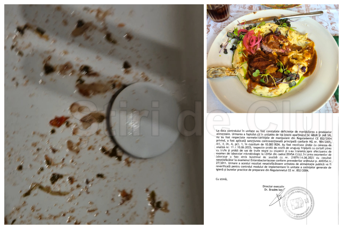Acuzaii de toxiinfectie alimentara la un restaurant din Cluj
