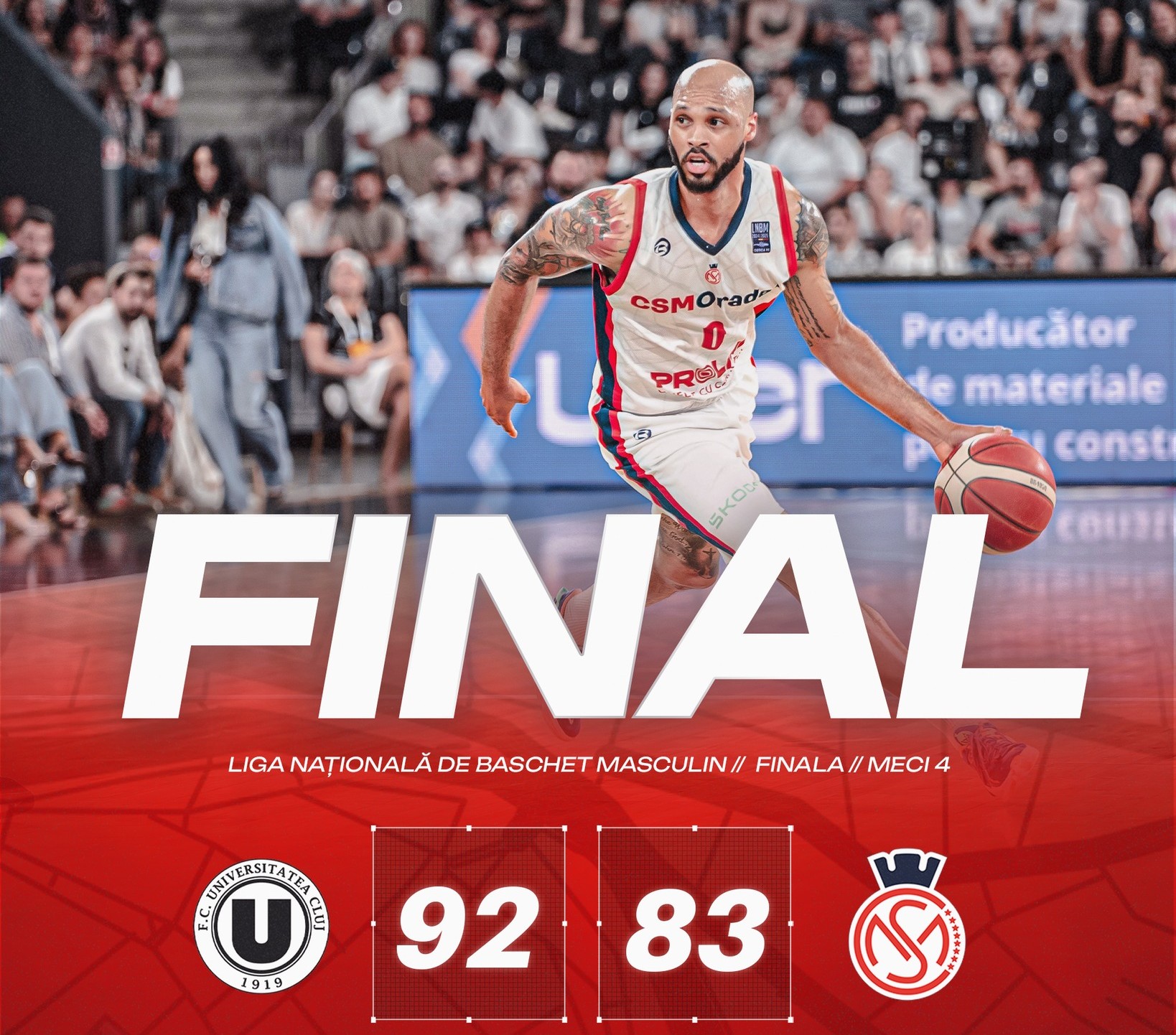Baschet U BT Cluj castiga meciul cu Oradea