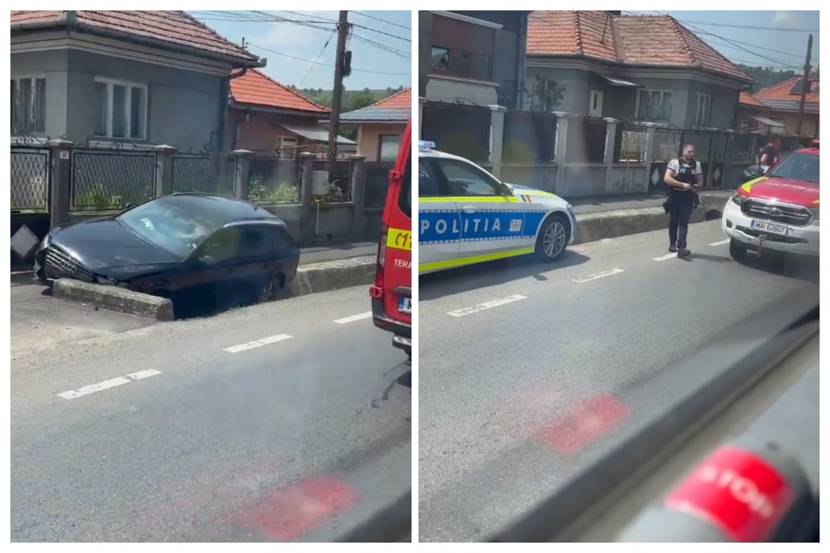 Cluj Trafic ngreunat n Baciu dup un accident