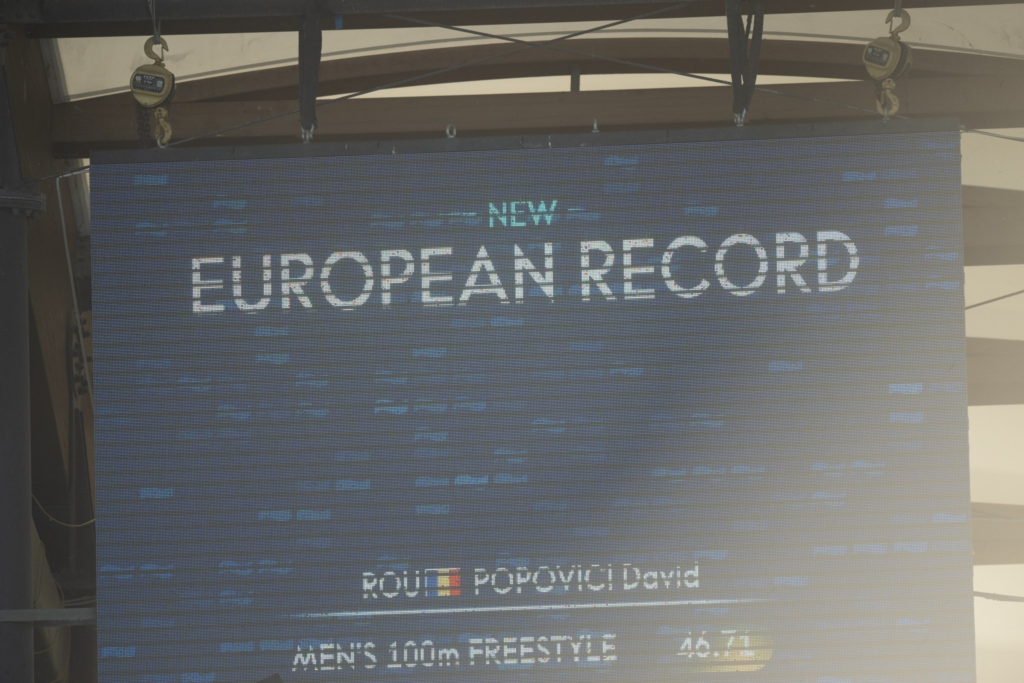 David Popovici aur si record european la 100 m