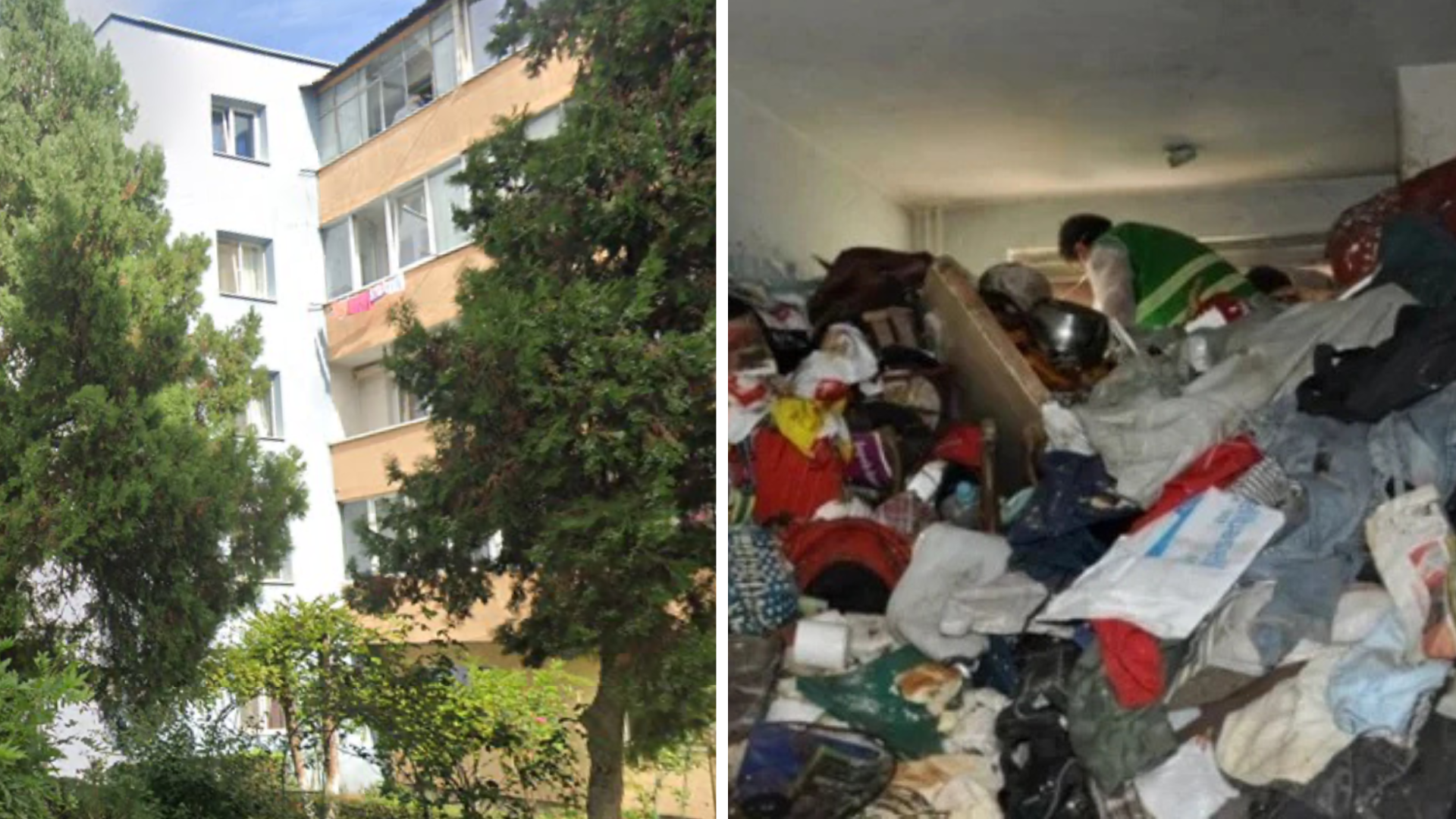Femeie din Cluj evacuata din cauza gunoaielor