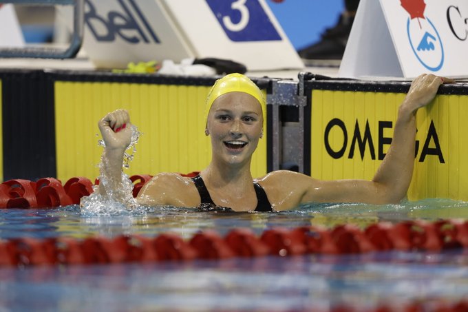 Inotatoarea canadiana Summer McIntosh timp record la 800 m