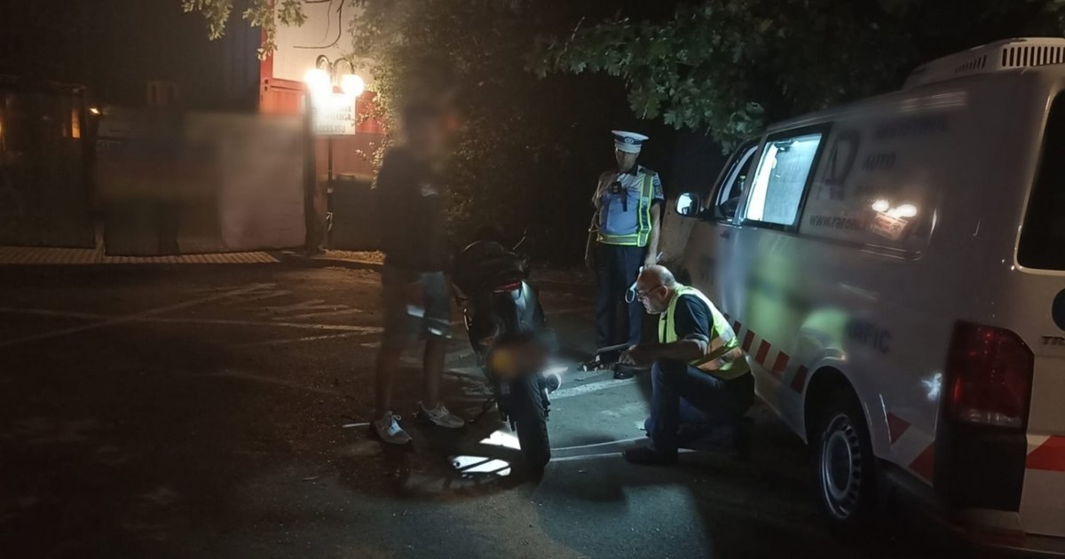 Jackpot de infractii in Cluj Tanar prins beat pe motor