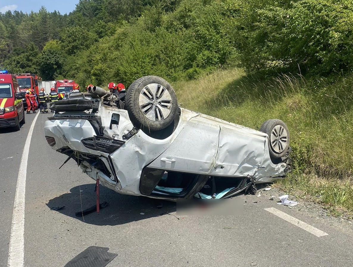 Accident grav in Cluj Victima incarcerata si inconstienta