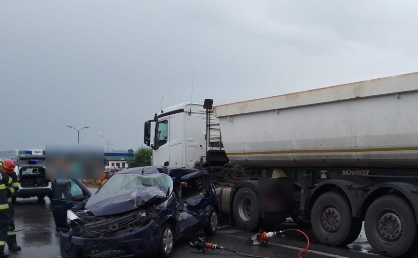 Accident grav pe drum in Cluj cu victime