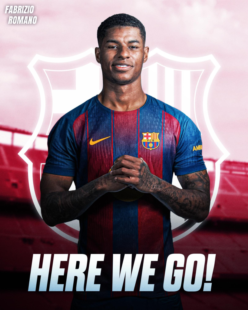 Barcelona il transfera pe Marcus Rashford imprumut cu optune de cumparare de 35 milioane euro