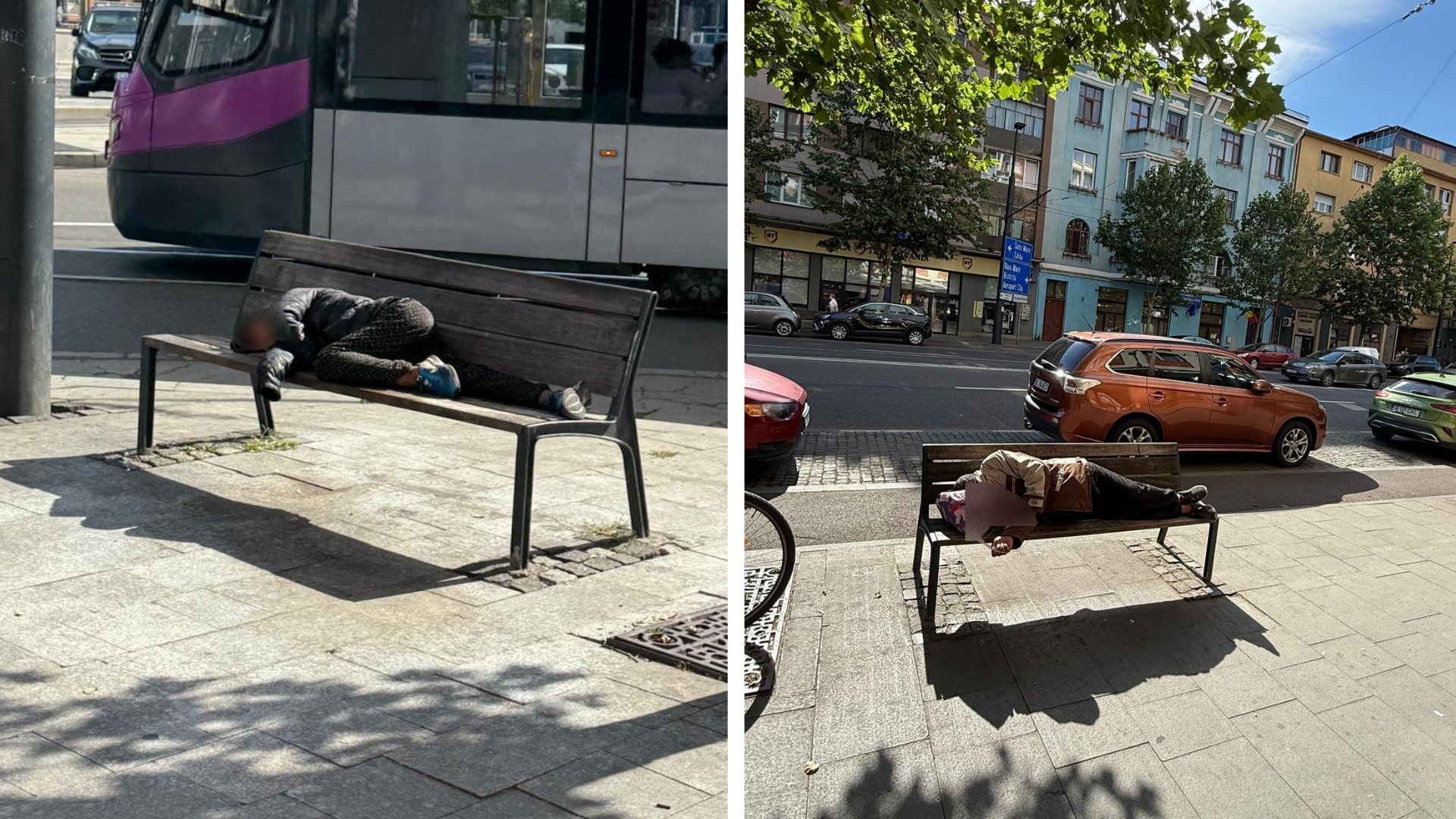 Haos la Gara din Cluj Oamenii strazii dorm