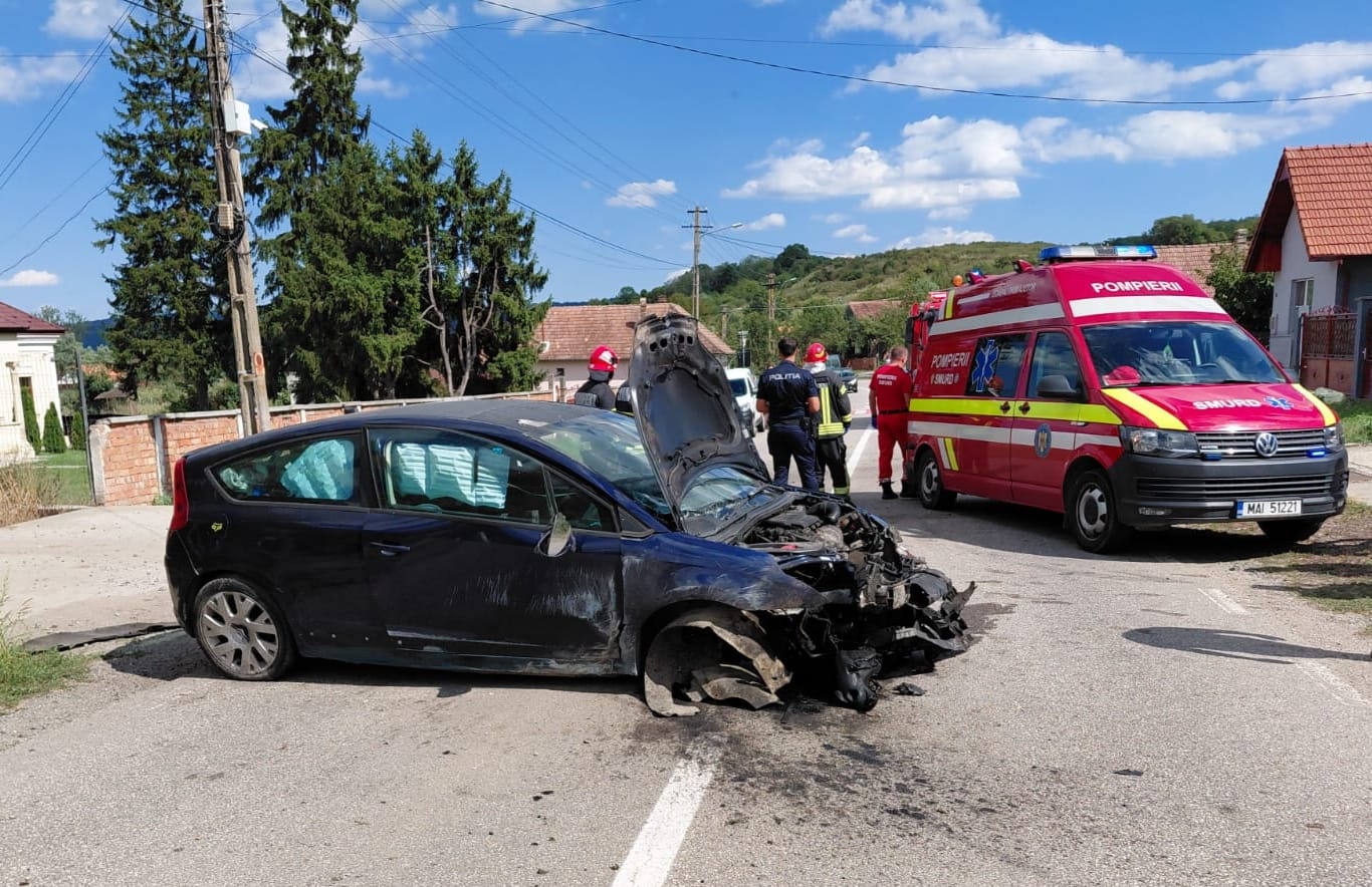 Accident in Cluj Tanara de 20 de ani internata