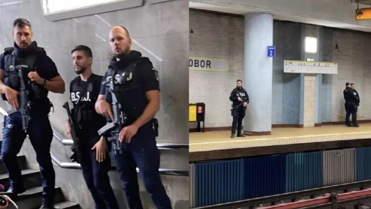 De ce jandarmii sunt inarmati in metroul Bucurestiului