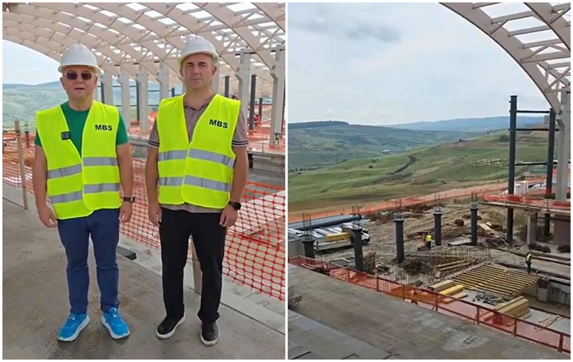 VIDEO Bazinul olimpic David Popovici va avea antrenor robot Emil Boc a inspectat santierul
