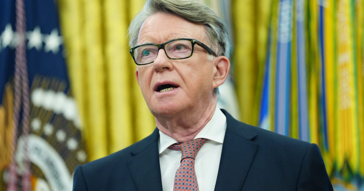 Peter Mandelson renunta la functia de ambasador in SUA
