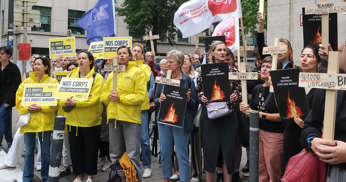 Protestatarii cer UE sa opreasca arderea contraceptivelor