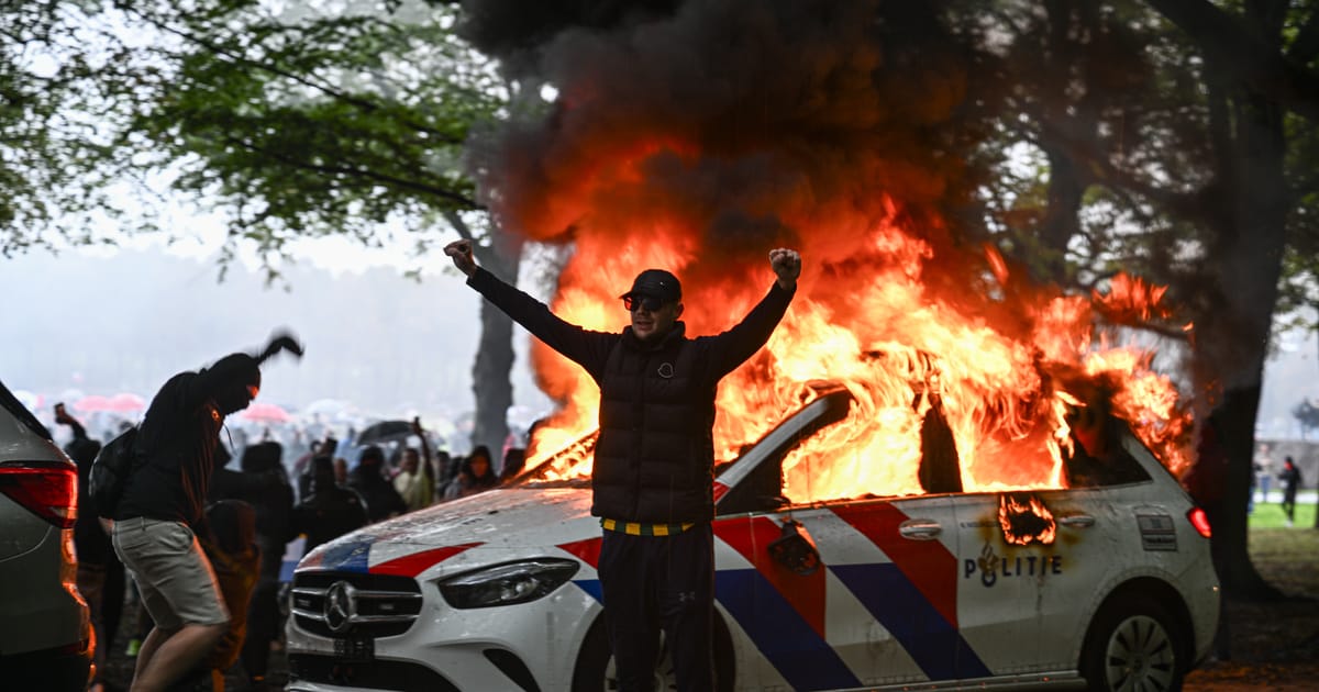 Protestul olandez impotriva imigratiei devine violent