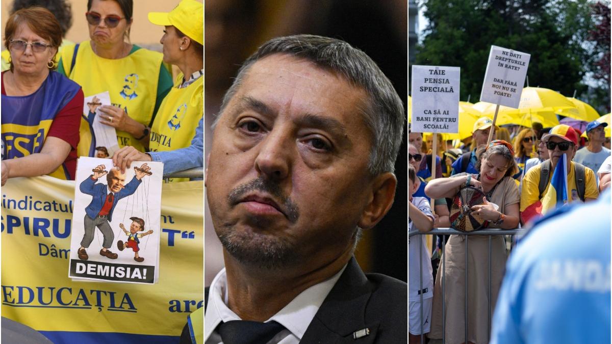 Sindicatele din Educatie protesteaza luni in Bucuresti
