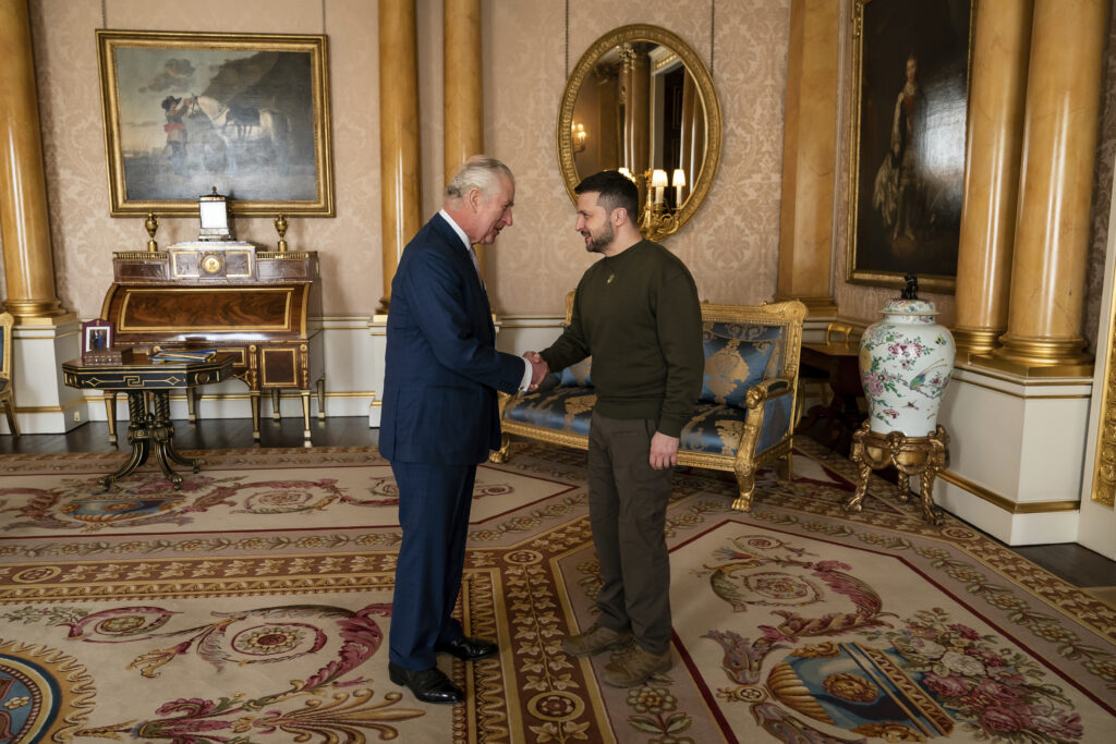 Regele Charles il ntalneste pe Zelenski la Windsor