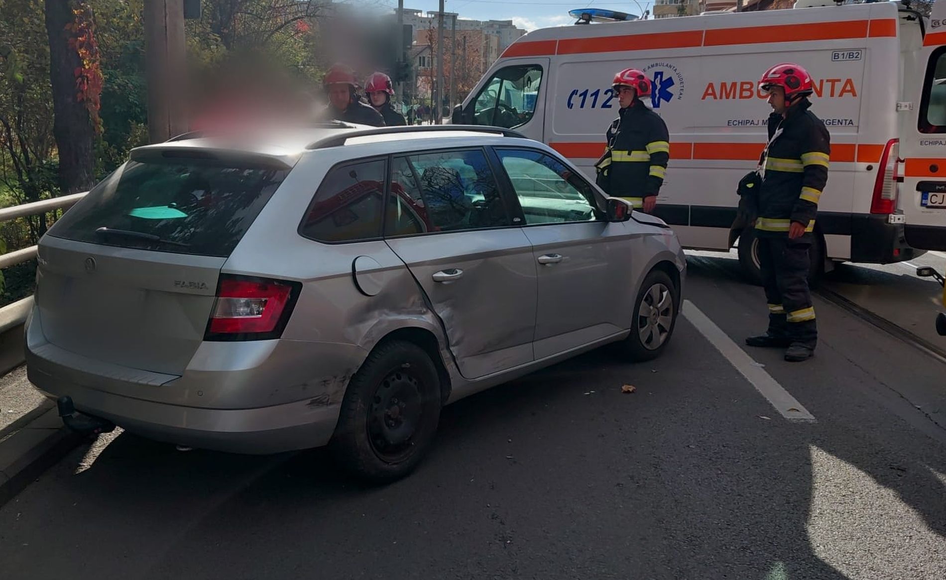 Accident pe Splaiul Independenei din Cluj Napoca noutati