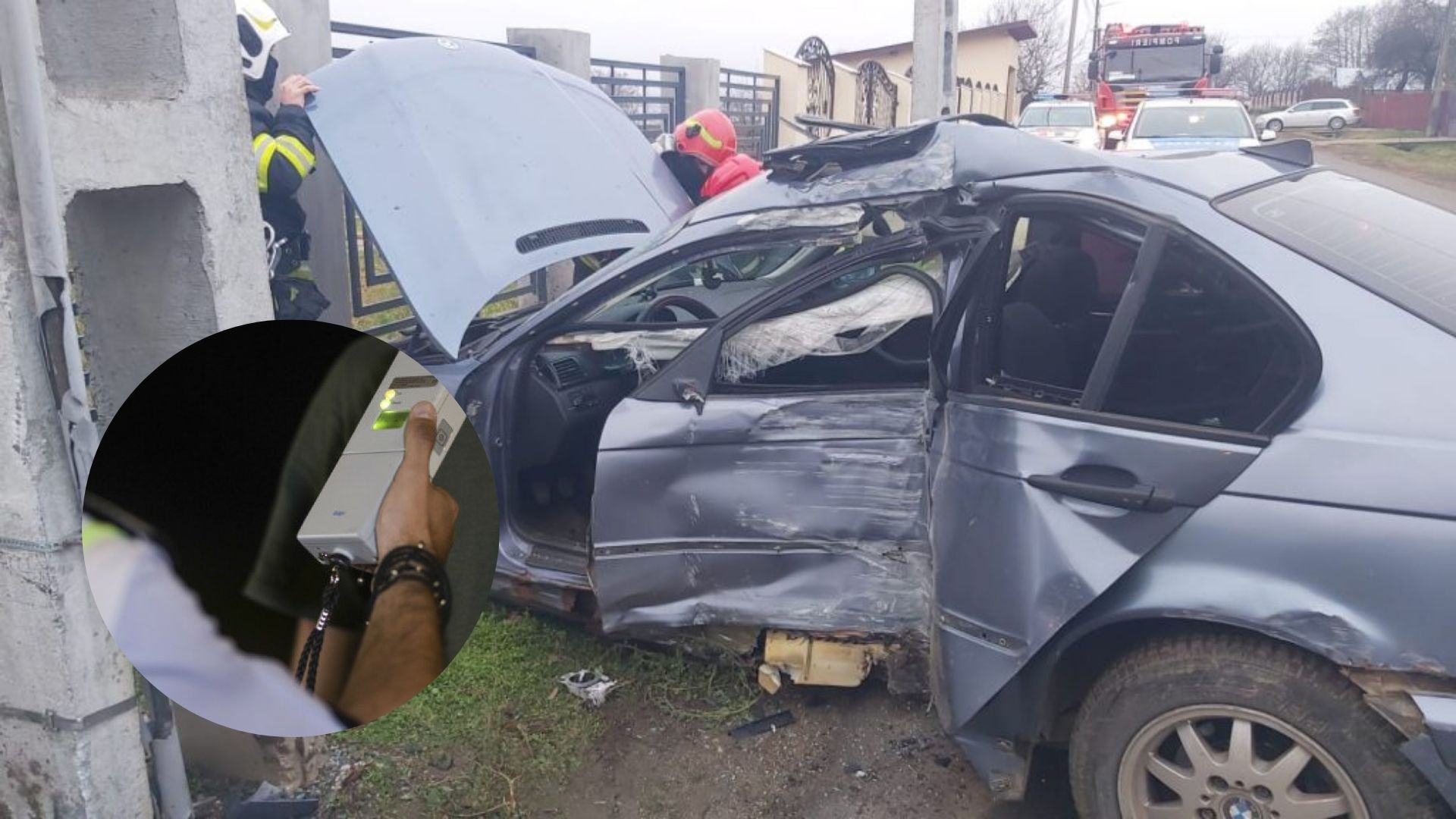 Sofer de 34 de ani baut a intrat in curtea unei case