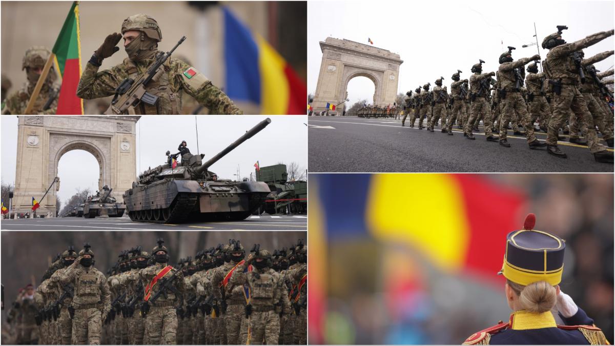 Imagini inedite de la parada din 1 decembrie
