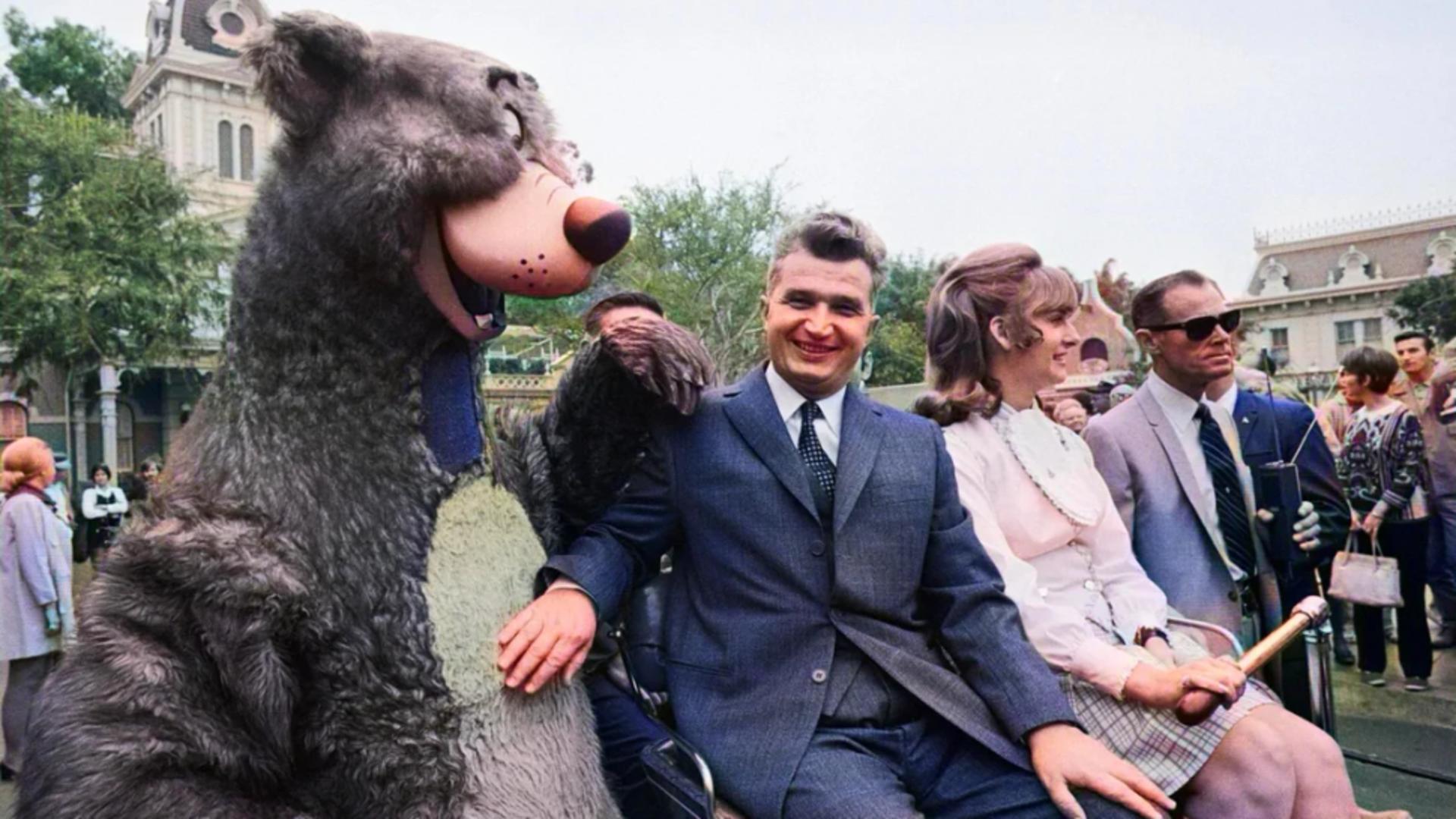 Nicolae Ceausescu la Disneyland distractia unui dictator