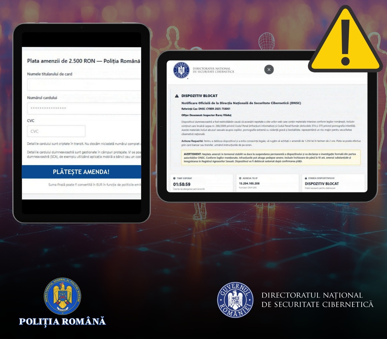 Noua inselatorie online Victimele amenintate cu inchisoarea