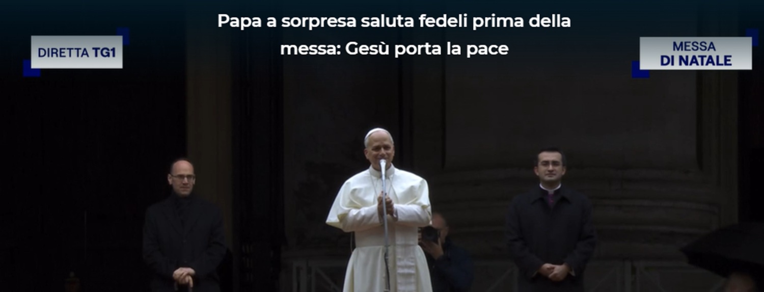 Prima Liturghie de Craciun a Papei Leon