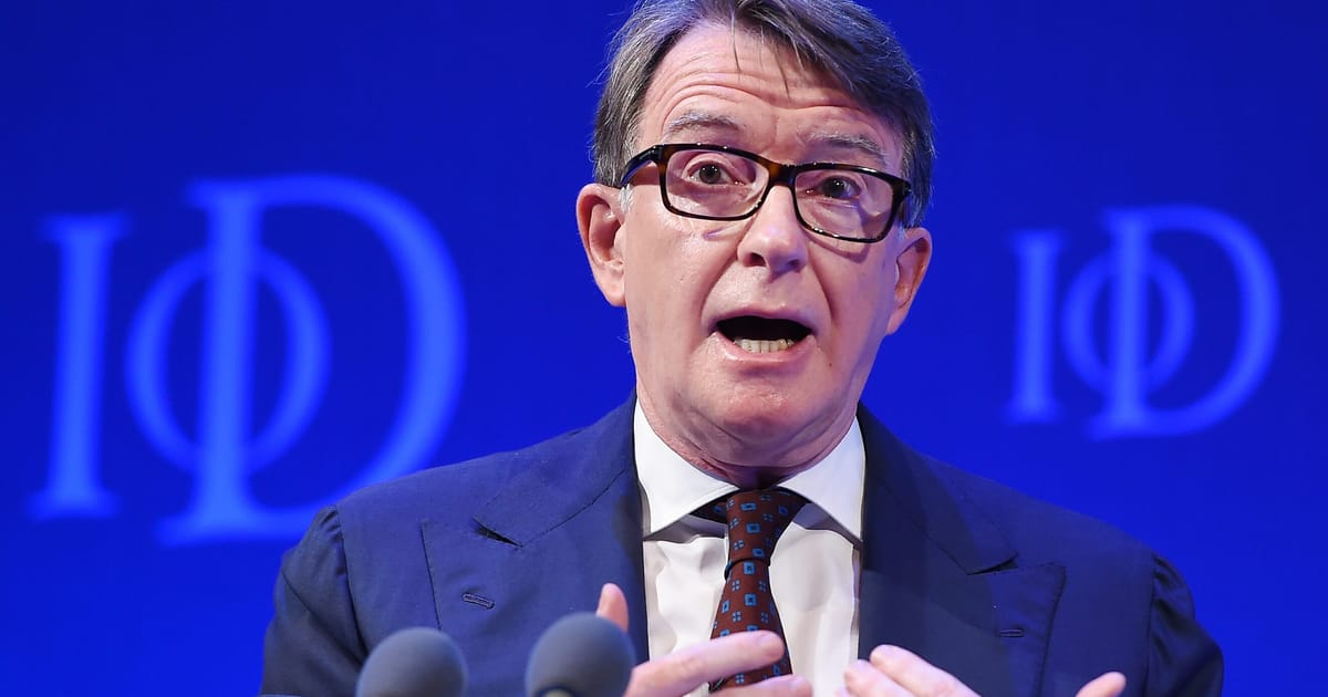Politia din Marea Britanie il cerceteaza pe Mandelson in urma dezvaluirilor din dosarele Epstein