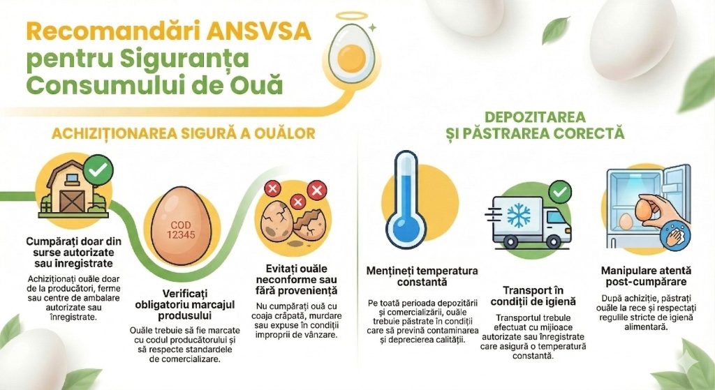 ANSVSA recomanda consumatorilor sa fie atenti la calitatea si provenienta oualor cumparate pentru sarbatorile de Paste