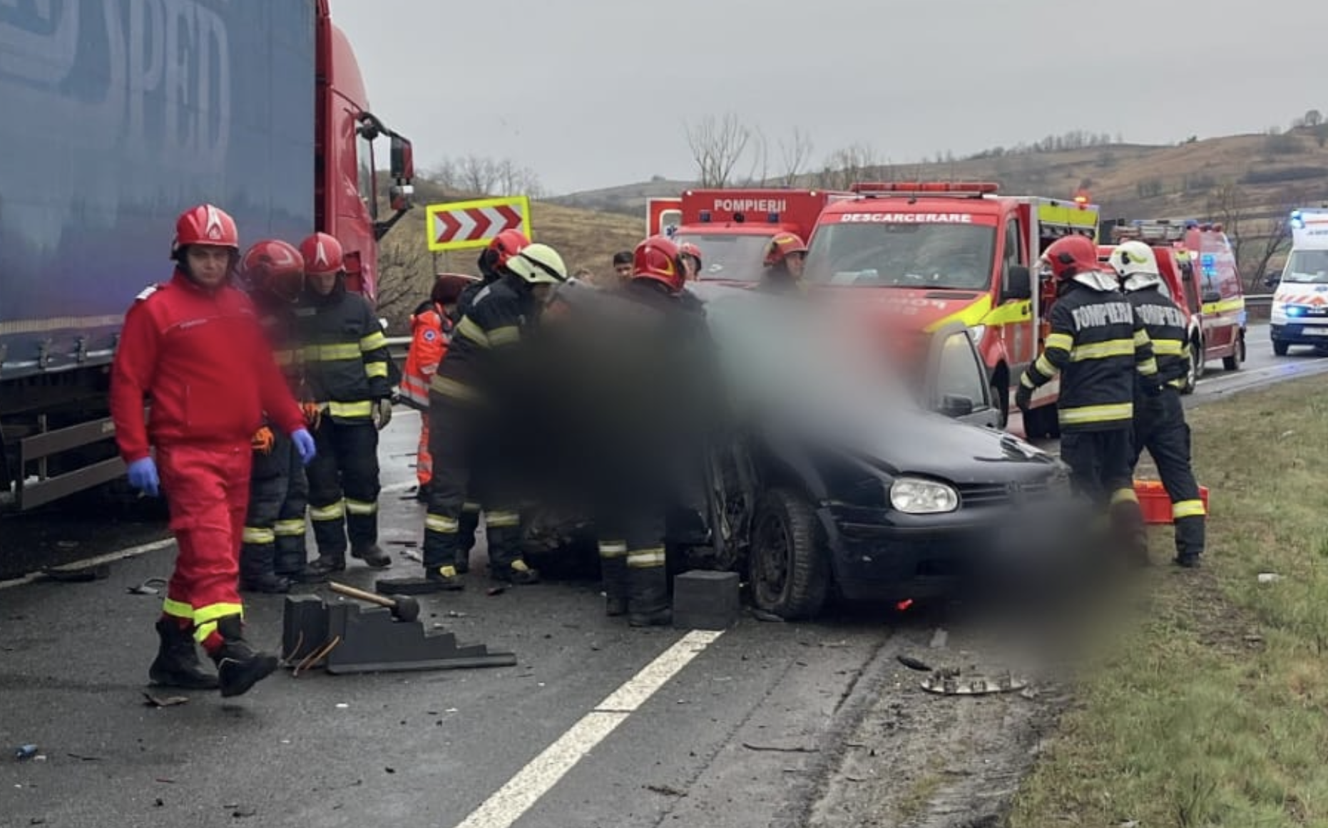 Cum s a produs tragicul accident din Cluj Un sofer ar fi pierdut controlul intr un viraj si a intrat pe contrasens
