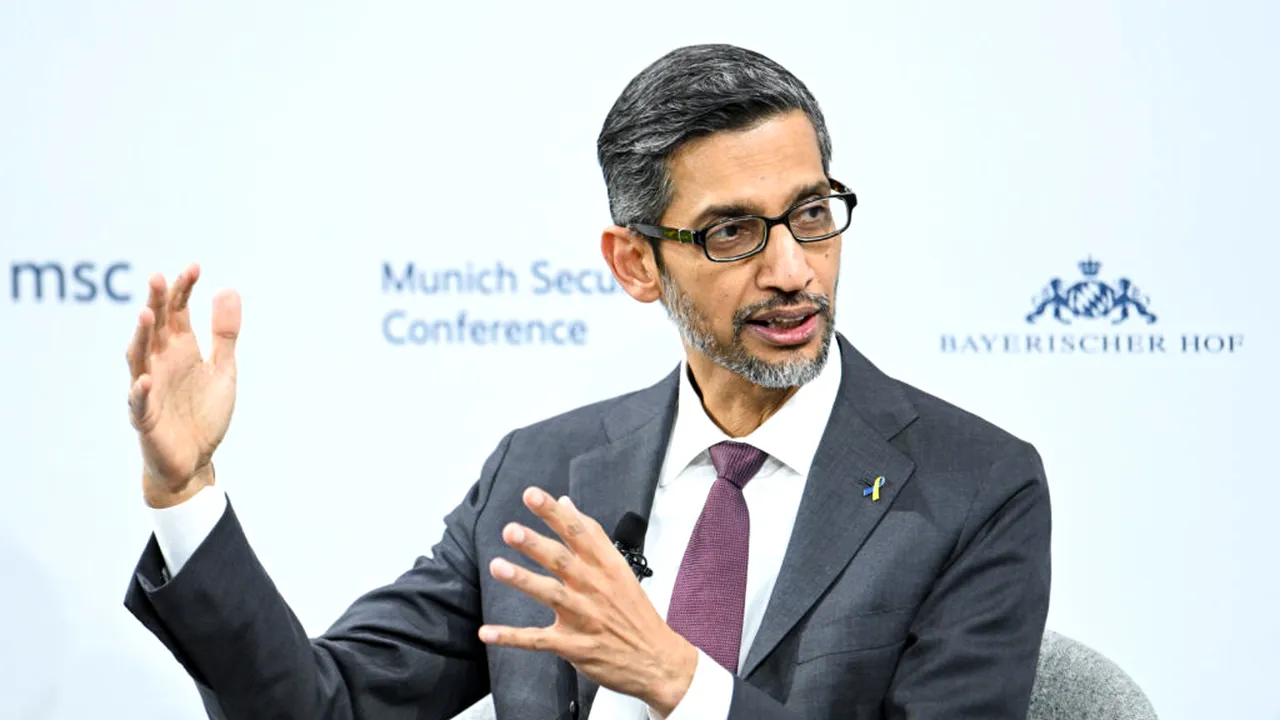 Directorul Google Sundar Pichai ar putea obtine castiguri de pana la 692 de milioane de dolari in urmatoarele trei ani