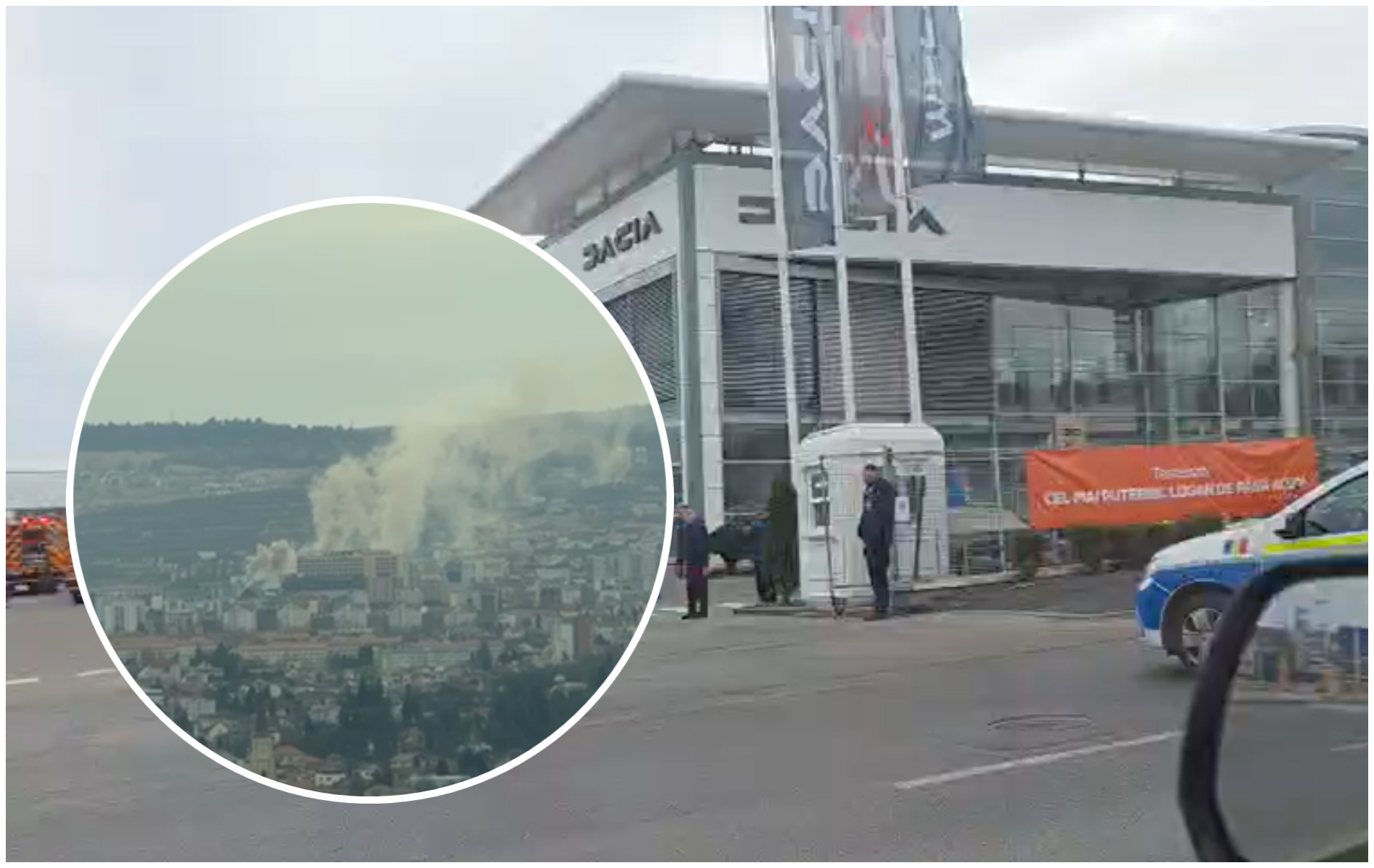 Doi barbati au fost intoxicati cu fum in urma incendiului de pe Calea Turzii Ce a provocat incendiul Intreaga zona a fost acoperita de fum