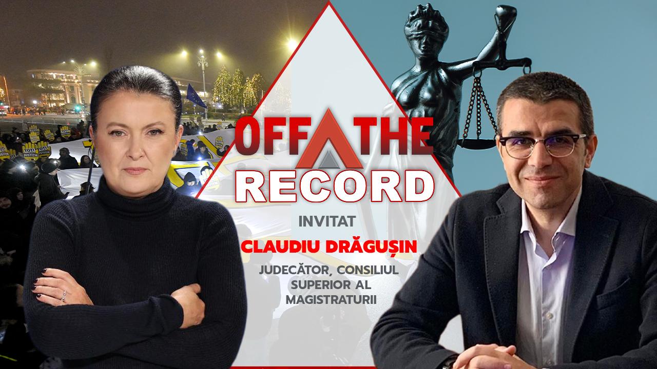 Judecatorul CSM Claudiu Dragusin ofera informatii in exclusivitate la OFF The Record