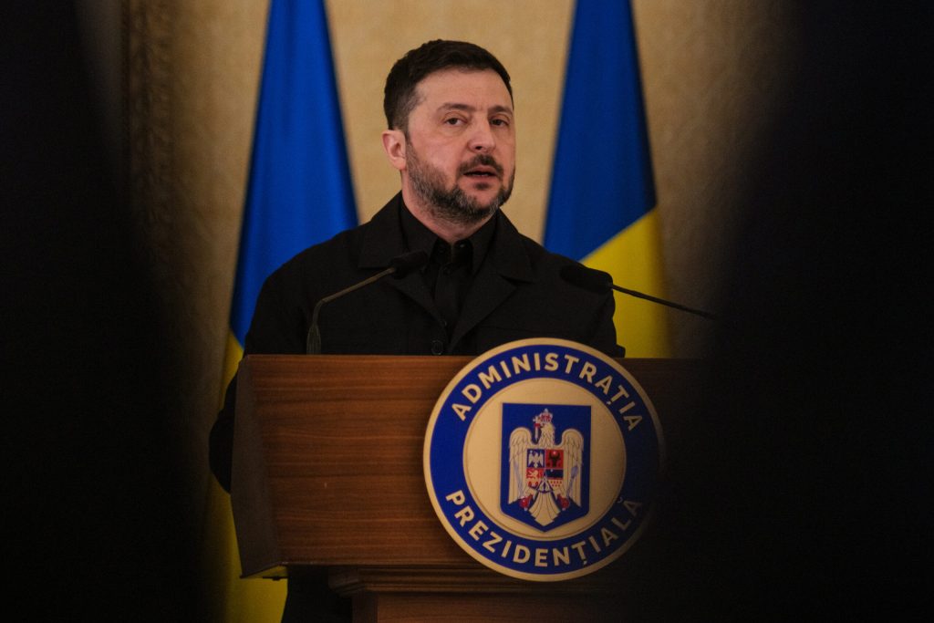 Reuters Volodimir Zelenski acuza SUA ca condiioneaza garantile de securitate la cedarea Donbasului