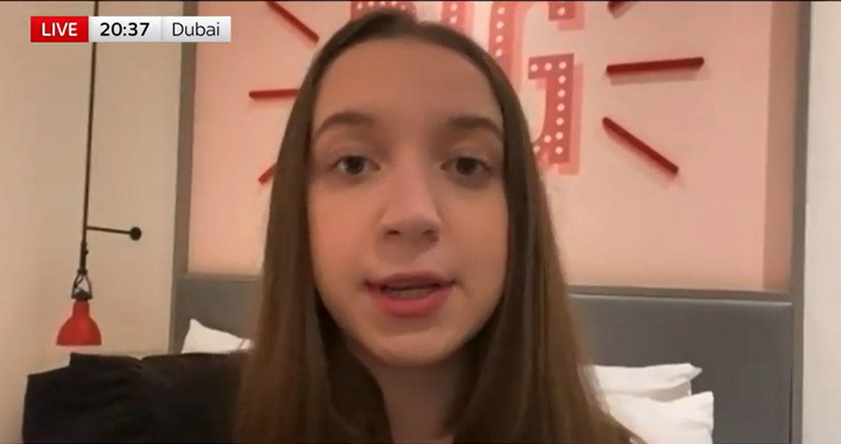 YouTuber roman blocat in Dubai
