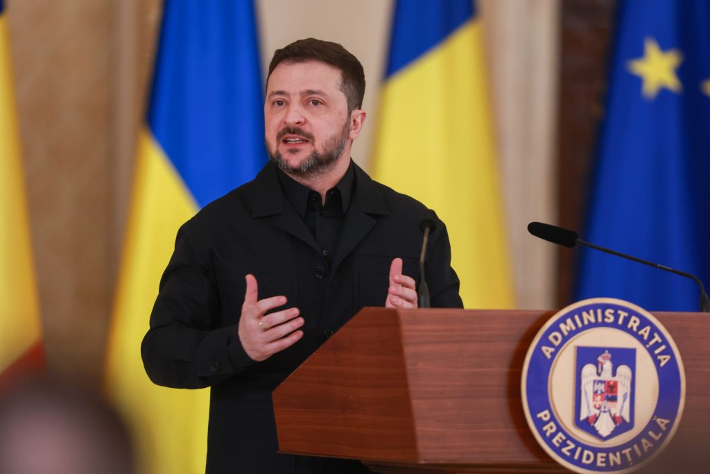 Zelensky sustine ca Rusia furnizeaza drone Shahed Iranului
