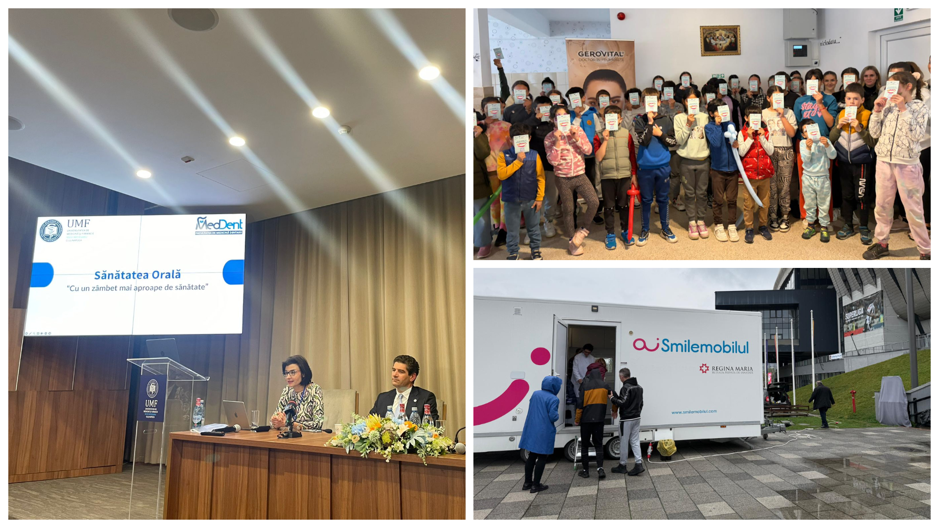 Ziua Sanatatii Orale celebrata la Cluj Elevii invata sa si protejeze dintii inca de mici iar adultii sunt invitati la controale gratuite