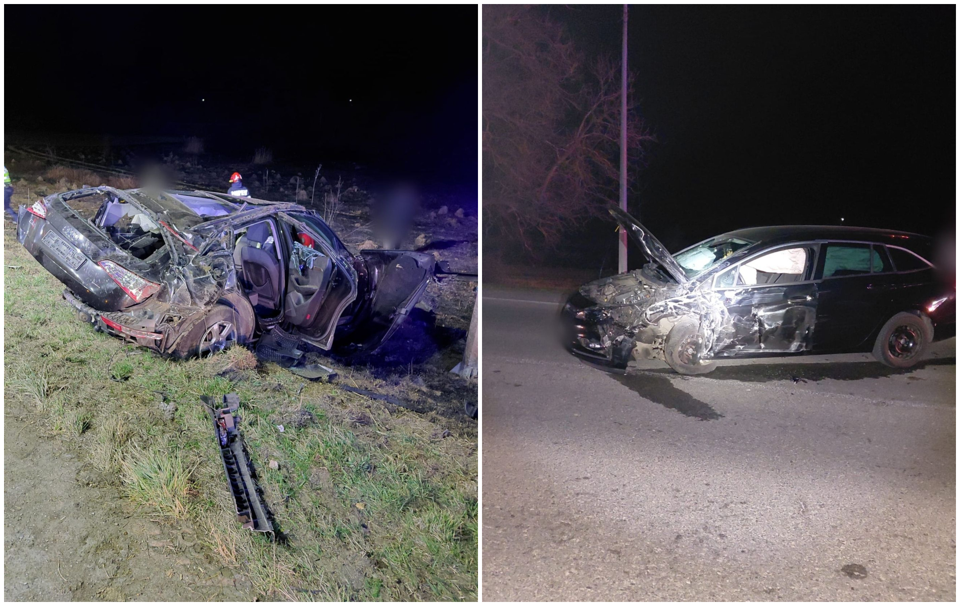 accident la iesirea din huedin spre belis in judetul cluj un tanar de 18 ani a fost internat in spital dupa o coliziune intre doua masini