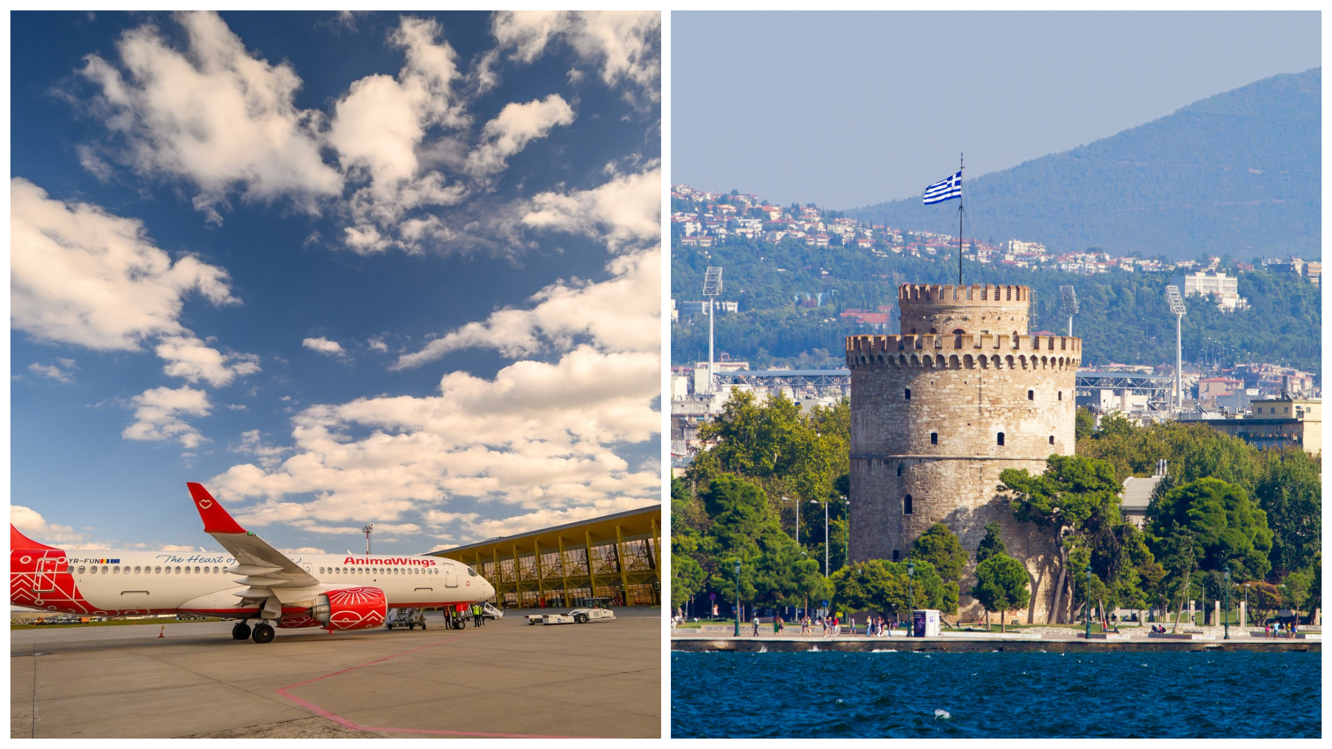 Incepand cu vara zborurile directe din Cluj catre minunatul Salonic vor inlocui escala