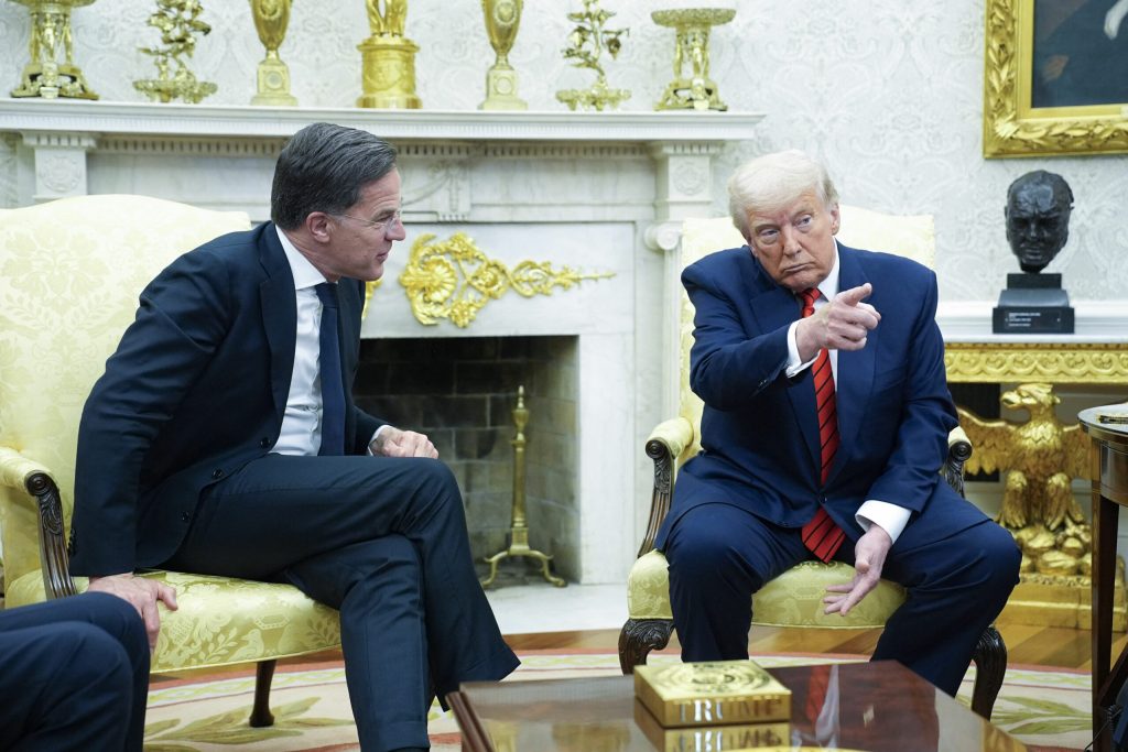 Mark Rutte se intalneste cu Donald Trump la Washington in contextul amenintarilor Statelor Unite de a parasi NATO
