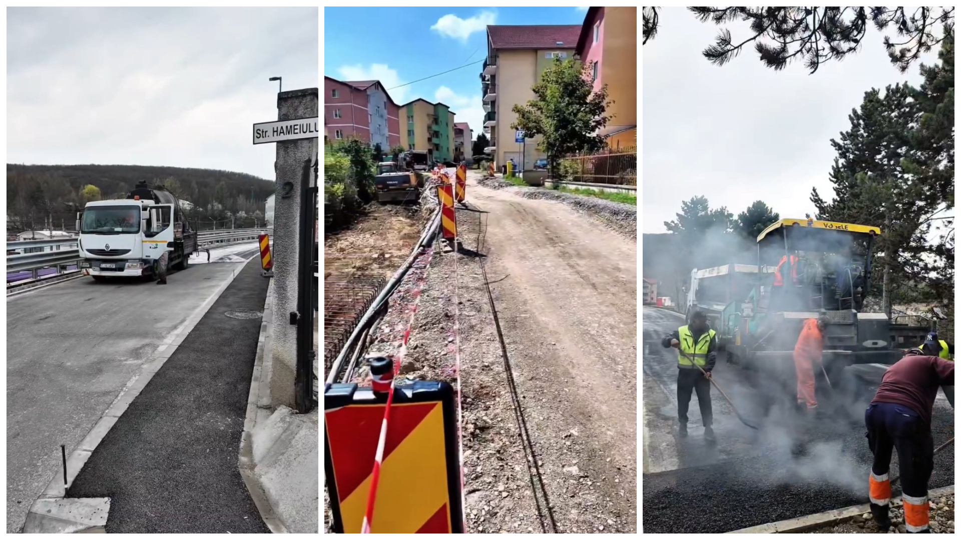 Strada complet reabilitata in Cluj Napoca Investitie semnificativa finalizata pe strada Hameiului din Manastur Nu e doar asfalt ci o restaurare totala