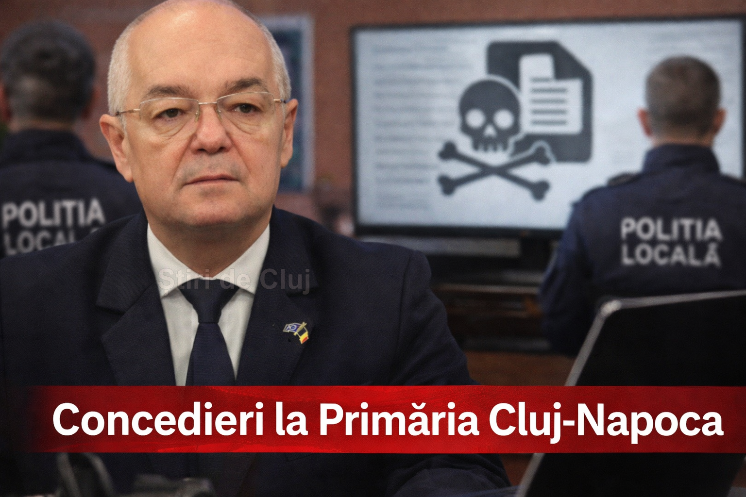 concedieri la primaria cluj napoca cate persoane vor ramane angajate in primarie la politia locala si la evidenta populatiei decizie severa pentru emil boc