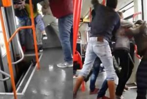 Cluj Un batran cu un picior amputat a lovit o pe o femeie in autobuz cu carjele A amenintat o cu moartea in fata politistilor Ce pedeapsa a primit