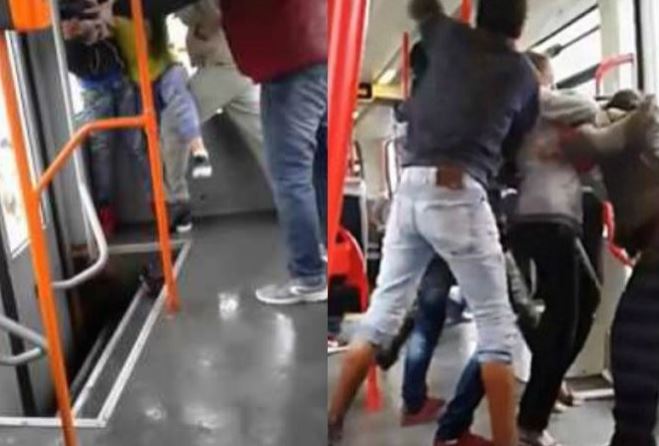 Cluj Un batran cu un picior amputat a lovit o pe o femeie in autobuz cu carjele A amenintat o cu moartea in fata politistilor Ce pedeapsa a primit