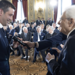Cristi Chivu intampinat de presedintele Italiei inaintea finalei Cupei