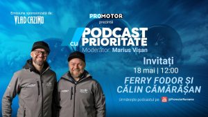 Ferry Fodor si Calin Camarasan sunt invitati la Podcast cu Prioritate 100 de la ProMotor Vom discuta despre Africa Eco Race rally raid si provocarile motorsportului